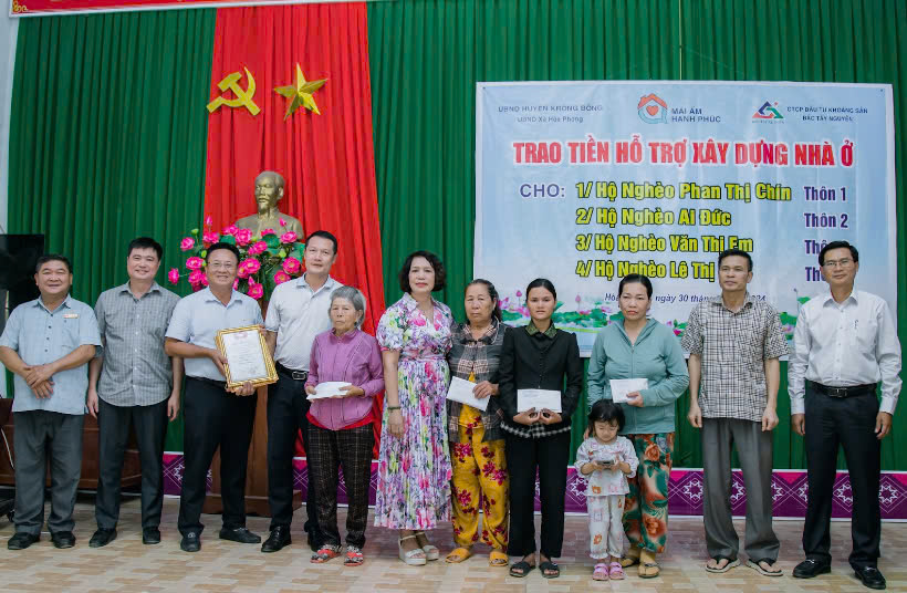 HỖ TRỢ 500 TRIỆU ĐỒNG XÂY NHÀ CHO CÁC GIA ĐÌNH KHÓ KHĂN HUYỆN VÙNG SÂU KRÔNG BÔNG